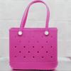 Explosiones transfronterizas europeas y americanas impermeable eva bolsa de playa con agujeros bolsa de almacenamiento bolsa para exteriores lavable capacidad en stock