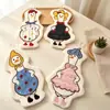 Toallas de Mano Culturales y Creativas Personalizadas, Felpa de Coral, Absorbentes, Lindas Toallas de Mano Colgantes para Niños para Baño y Guardería, Toallas de Mano de Exportación