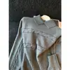 Suéter de Tricô com Gola Reversível para Mulheres, Coleção Primavera e Outono/Inverno, Camada Base Slim-Fit que Marca a Cintura, Estilo Doce e Picante, Blusa de Manga Longa