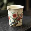 Fabricante Horno Ru Pastel Nueve Melocotones Copa Justa Cerámica Juego de Té Kung Fu Mar de Té Copa Masculina No Caliente Taza de Té Taza de Té Divisor de Té