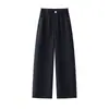 Pantalones Casuales Rectos de Cintura Alta Personalizados Otoño 2026 Nuevo Estilo Adelgazantes Ocultan Imperfecciones Versátiles Caída Larga Chic para Viajar al Trabajo