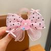 Clip de lazo para niños de Sanrio, horquilla para el pelo de niña pequeña, pinza para el pelo con forma de tiburón, accesorios para la cabeza de niña