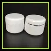 Frasco de creme com borda prateada 100g frasco de cera frasco de cera para carro frasco de creme facial frasco de máscara capilar frasco de creme frasco de máscara facial