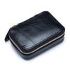 Mini Bolsa de Labiales de Cuero Genuino con Espejo Bolsa de Cosméticos de Piel de Vaca Billetera para Monedas Bolsa para Auriculares Moda Femenina Bolsa de Monedas Bolsa de Cosméticos
