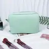 Bolsa de Maquiagem com Logo Personalizado, Armazenamento de Viagem, Leve, Bolsa de Mão de Grande Capacidade, Padrão de Bolsa de Maquiagem Listrada, Despertador, Caneca
