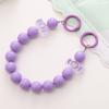 Nueva pulsera de mano colorida de sirena con cuentas diy colgante de conejo cuentas degradadas colgante decorativo para vaso de agua de estudiante