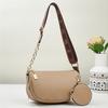 Estilo de moda bandolera para mujer transfronteriza Bolso de mujer retro nicho bolso de pu para mujer gran capacidad bandolera de comercio exterior