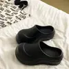 Chinelos Baotou do mesmo estilo de Zhao Lusi, novos sapatos de chef para exterior de outono de 2026, antiderrapantes de sola grossa, mais vendidos, atacado transfronteiriço