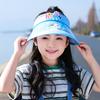 1133 Sombrero de Niño Verano Bebé Niños y Niñas Protección Solar al Aire Libre Sombrero de Sol Gato de Dibujos Animados Ala Grande Sombrero de Sol Vacío
