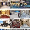 Alfombras para Salas de Billar Completamente Instaladas, Ignífugas y a Prueba de Fuego, Alfombras Acústicas Impresas Personalizadas para Salas de Billar, Cubrimiento Total de Área Grande
