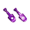 Modificación de motocicleta Aleación de aluminio CNC Ajustador de cadena Yamaha LC135 Regulador de cadena V8 Decoración del basculante trasero