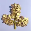 Retardante de llama ignífugo simulación árbol de banyan árbol del dinero hojas árbol de mango árbol de arce rojo árbol ginkgo flor de cerezo pegado impermeable hojas falsas