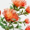 Almofada de agulhas de flor artificial com conteúdo Yang flor de fogo africana crisântemo flor falsa casamento plástico