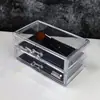 Caja de Almacenamiento Transparente para Tocador Cajón de Escritorio Tipo Productos para el Cuidado de la Piel Brochas de Maquillaje Tocador Estante de Almacenamiento Acrílico