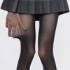 Medias Grises Finas de Primavera y Otoño Pantimedias Blanco Leche Lolita Leggings de Terciopelo Negro Calcetines Opacos 60D