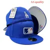 Novo Boné da Liga de Baseball Aa Yankees Dodgers Casual Não Ajustável Boné de Sol com Aba Reta Boné Bordado Tamanho