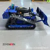 Cortacésped teledirigido Zhongyuan Kirin 500 para mantenimiento de césped, trabajos agrícolas, desbroce de terrenos, deshierbe de huertos y cortacéspedes de oruga