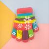 Guantes Gruesos de Doble Capa para Niños, Guantes Cálidos de Cinco Dedos para Niños y Niñas, Guantes Cálidos para Estudiantes, Guantes de Dibujos Animados de Seis Colores