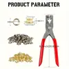 Especial transfronteiriço para novo alicate de ilhós pneumático com anel de metal de 12mm Alicate de ilhós todos os tipos de terno