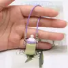 Casa de muñecas casa de muñecas Mini Modelo Botella Agua Tetera Taza Agua Comida Miniatura Juguete OB11 Accesorios de Escena Decoración Colgante