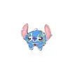 Panjia Nuevo Dibujo Animado Estéreo Stitchai Azul Colgante de Perlas con Goteo de Aceite DIY Accesorios para Pulsera Collar DIY Venta al por Mayor