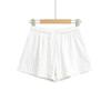 6037-25 Nuevo de principios de primavera para American Girl Pantalones cortos casuales estampados con cordón, cintura estilizada, abertura lateral pequeña