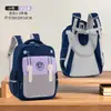 Novos Alunos do Ensino Fundamental Mochilas Escolares Infantis Estilo Britânico Meninos e Meninas 1º ao 6º Ano Grande Capacidade Leve Redutora de Carga