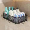 Estante de almacenamiento debajo del mueble del baño, carrito de baño, cesta de almacenamiento para detergente y polvo de lavandería, cesta para ropa sucia debajo del lavabo