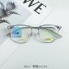 Nuevo negocio media titanio malla rojo rojo rojo libro con marco redondo moda marco de gafas se puede equipar con miopía estudiantes hombres y mujeres