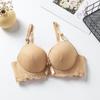 Nuevo sujetador de encaje sexy transfronterizo para mujer, fino, push-up, ajustable, cómodo, transpirable, ropa interior fina, en stock, venta al por mayor