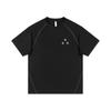 Camiseta da Marca da Moda com Costura Superior Peso Pesado Verão Manga Curta Camiseta Americana High Street Design Solto Gola Redonda Manga Curta Top Casual