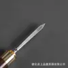 Cuchillo para té Pu'Er de Palo de Rosa y Ébano, Aguja para té, Bolígrafo de té de doble propósito, Cono para té negro, Abrebotellas de té, Juego de té Kung Fu, Accesorios para ceremonia del té