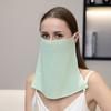 100% Gasa de Seda de Morera Velos de Seda Mascarilla Facial Transpirable Agradable para la Piel Protección de Cuello para Mujer Ciclismo Protección Exterior