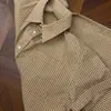 E-commerce Transfronteiriço Verão Estilo Japonês Camisa Xadrez Masculina Marca da Moda Solta Manga Curta Camisa Xadrez Masculina Meia Manga Top