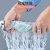 Paño de Cocina de Coral con Colgador Bordeado Cuadros de Piña Paño de Limpieza de Cocina Absorbente Cepillo para Lavar Platos Estropajo para Ollas Paño de Limpieza de Mesa
