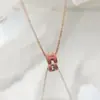 Elegante Collar de Acero Titanio con Letra H para Mujer, Lujo Ligero Nuevo Modelo 2026, Cadena para Clavícula, Cadena para el Cuello de Nicho, Accesorio de Moda de Gama Alta
