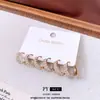 Pendientes Redondos de Circonita Chapados en Oro Real de 14K, Juego de Seis Piezas, Pendientes de Moda y Versátiles, Estilo Lujo Ligero, Accesorios para Orejas Simples y Elegantes