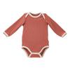 Primavera y Verano Tipo a Ropa para Recién Nacido Mono de Algodón Puro Ropa de Bebé Mameluco Rojo Oscuro de Manga Larga para Bebé
