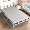 Cama plegable cama individual hogar simple oficina cuidado de acompañamiento descanso para el almuerzo cama de tablero de madera casa de alquiler cama de hierro para adultos