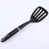 Conjunto de Utensílios de Cozinha de Nylon 9 Peças com Cabo de Ouro Rosa Eletroplatado Espátula Colher Espátula de Fritura Escorredor Colher de Arroz Colher de Sopa Amassador de Batata Batedor de Ovos