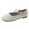 Zapatos Mary Jane de mujer de tacón grueso y tacón bajo al por mayor nuevos primavera moda francesa temperamento brisa nocturna suave zapatos de cuero pequeños