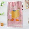 Toalla de gasa de algodón puro, de cuatro capas, para uso doméstico de adultos, gasa de algodón, absorbente, de secado rápido, bonito diseño de oso, modelo nuevo para mujer