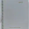 2027 Planejador Espiral A4 Gerenciamento de Tempo Agenda Caderno Estudante Escritório Livro de Contas Manuais Caderno de Planejamento