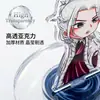 Gadget de moda para aliviar el estrés: Soporte acrílico giratorio de 360 grados, figuras personalizables con temática de anime, alta transparencia