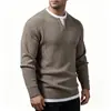 Suéter de punto con cuello redondo, imitación de dos piezas, para hombre, nuevo de otoño/invierno 2026, de importación transfronteriza, prenda base moderna y casual para hombres jóvenes