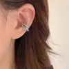 Pendientes de Clip con Forma de Herradura, Brazaletes de Oreja de Diamante Completo de Alta Gama para Orejas sin Perforar, Accesorios para Orejas Únicos y Exquisitos, Nuevo Tendencia Caliente 2026