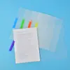 Pasta com Alavanca Rotativa A4 Pasta Colorida para Documentos Porta-Provas Pasta de Armazenamento Rotativa Transparente para Estudantes