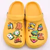 Serie de Estilo de Camping Casual Zapatos de Agujeros de PVC Flores para Zapatos Hebillas para Zapatos Venta al por Mayor Zapatos de Goma Suave de PVC Accesorios para DIY