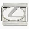 Módulo de logotipo de carro de luxo mundial de personalidade da moda DIY atacado personalidade alto senso elástico pulseira de aço inoxidável caseira