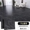 Tapete Autoadhesivo Espeso de PVC con Patrón de Mármol para Sala de Estar y Dormitorio, Pegatina de Piso Impermeable y Antideslizante